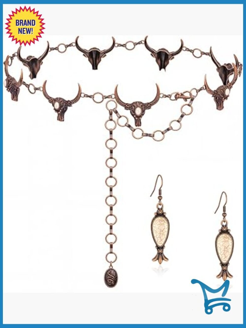 Large Western Concho Metal Belt for Women Cowgirl